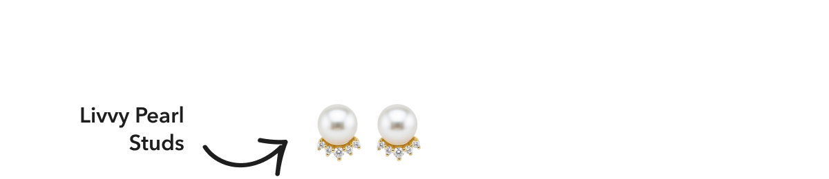 Livvy Pearl Stud Earrings