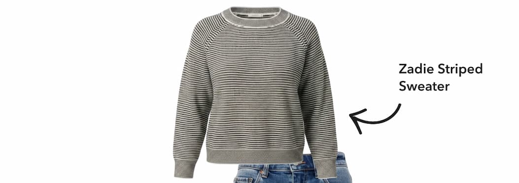 Zadie Striped Sweater
