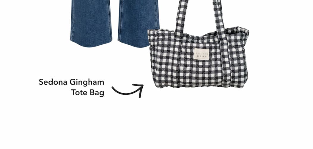 Sedona Gingham Tote Bag