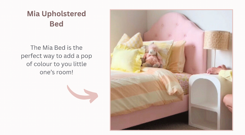 Mia Upholstered Bed