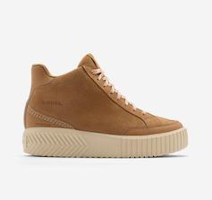 Ona Ave™ Zip Mid Women's Waterproof Sneaker - Tawny Buff & Chalk