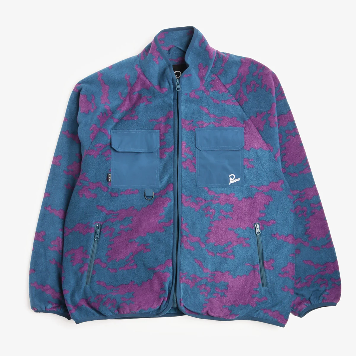 By Parra Purple Darwin Camo Fleece at Urban Industry Store 