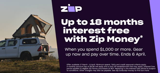 Zip up to 18 months interest free with zip money. Offer available 17.03.26-6.04.26