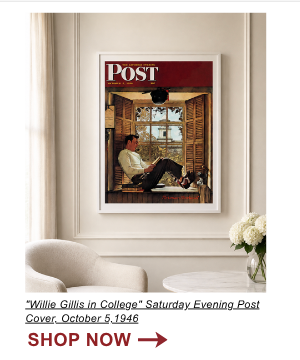 "Willie Gillis in College" Saturday Evening Post Cover, October 5,1946