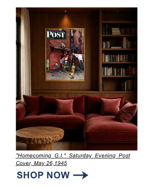 "Homecoming G.I." Saturday Evening Post Cover, May 26,1945
