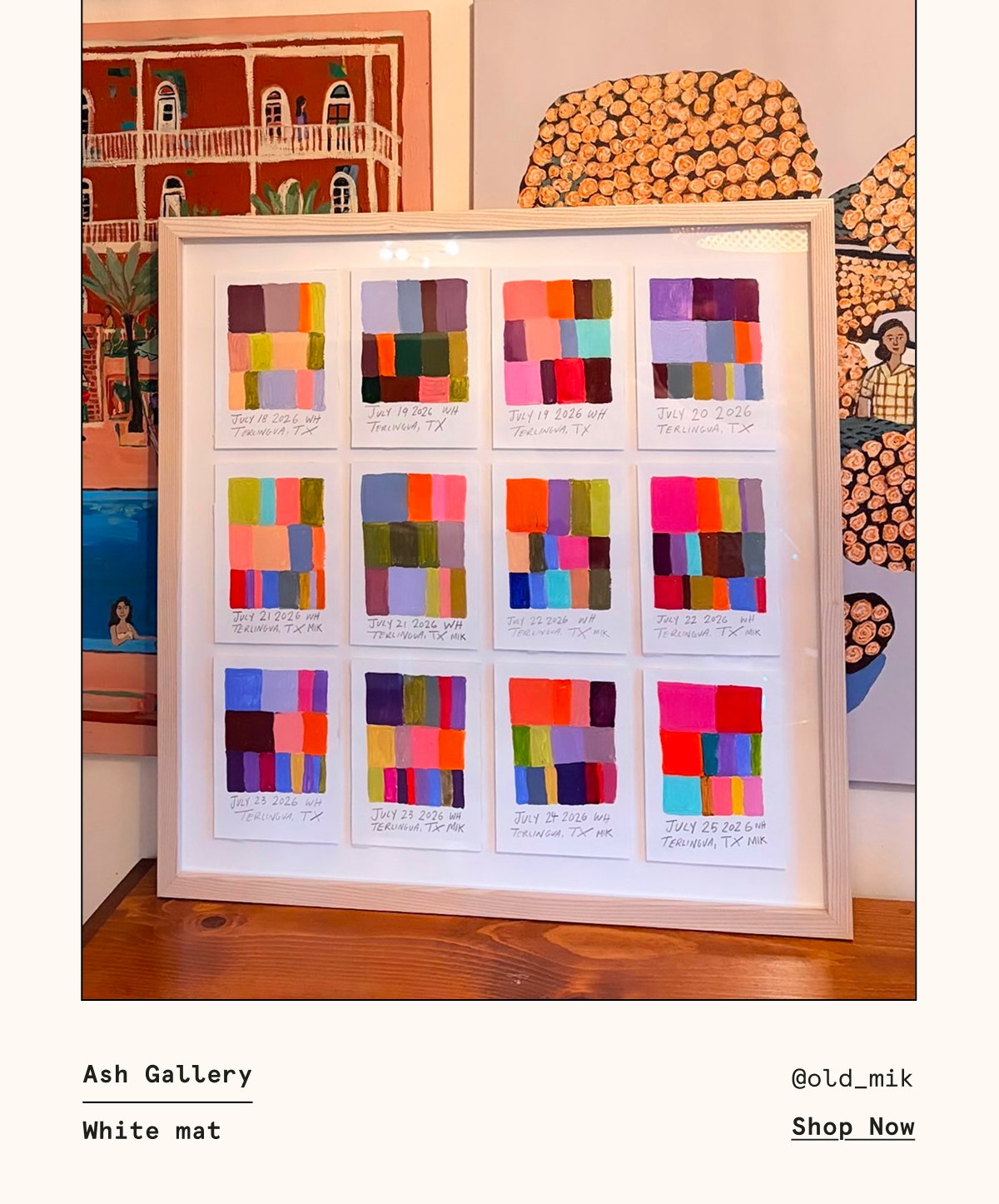 Ash Gallery White mat