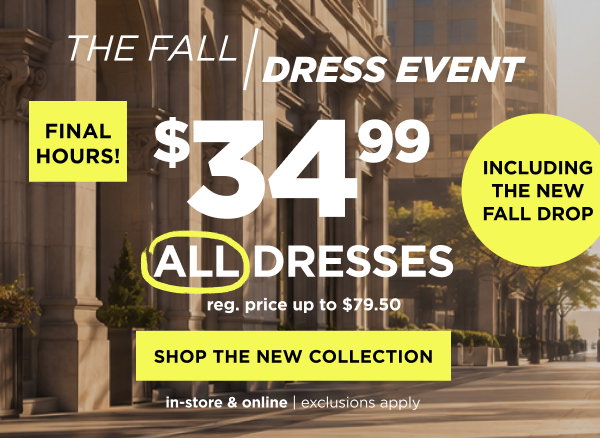 $34.99 All Dresses. Shop now