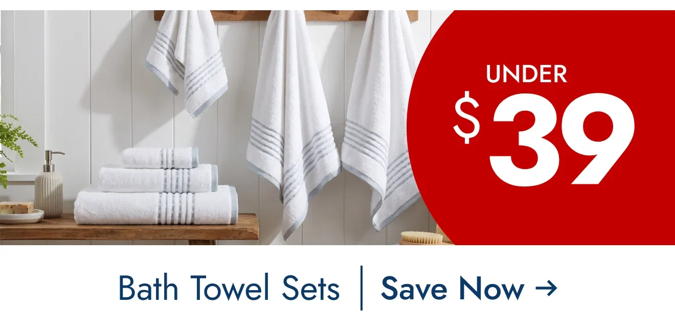 Bath Towel Sets Under $39
