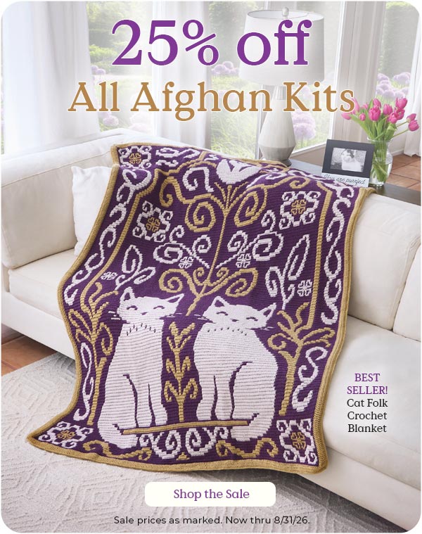 25% Off Afghan Kits