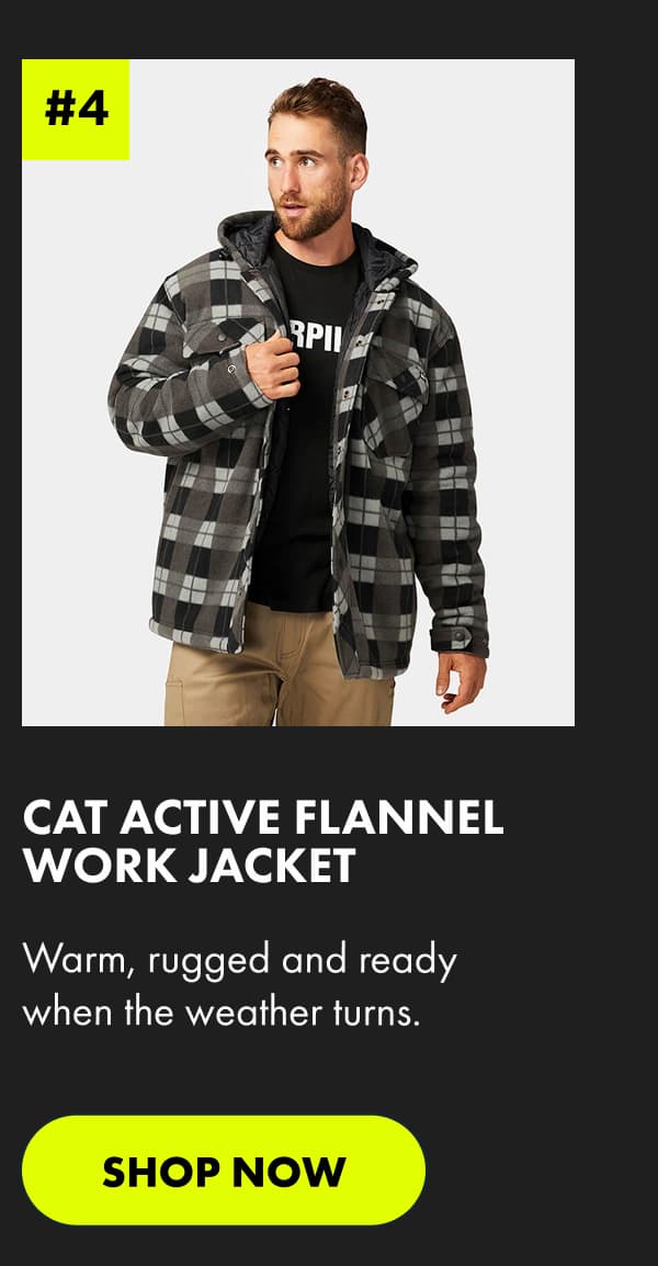 CAT ACTIVE FLANNEL WORK JACKET | Shop now
