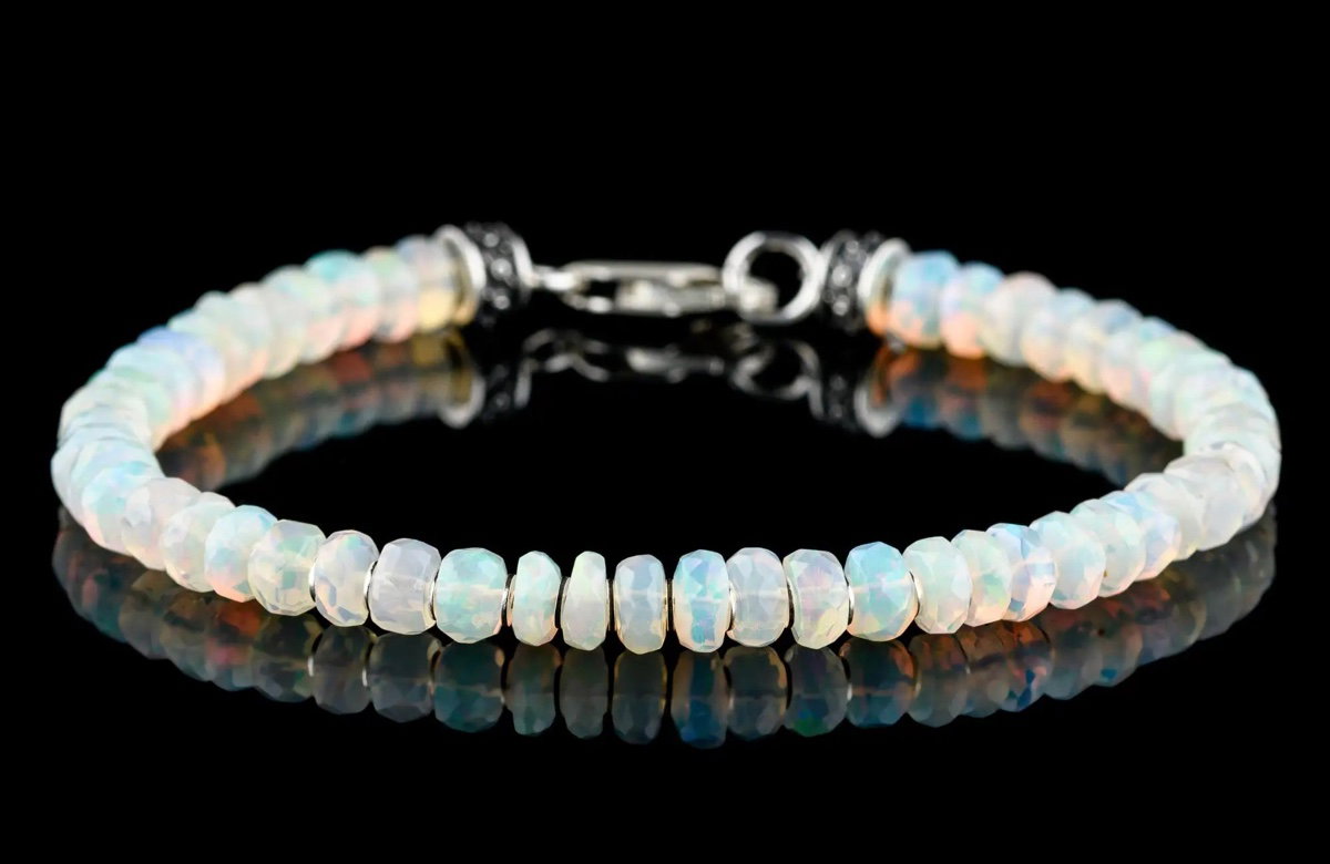 Ethiopian Opal Bracelet XII (5-6mm)
