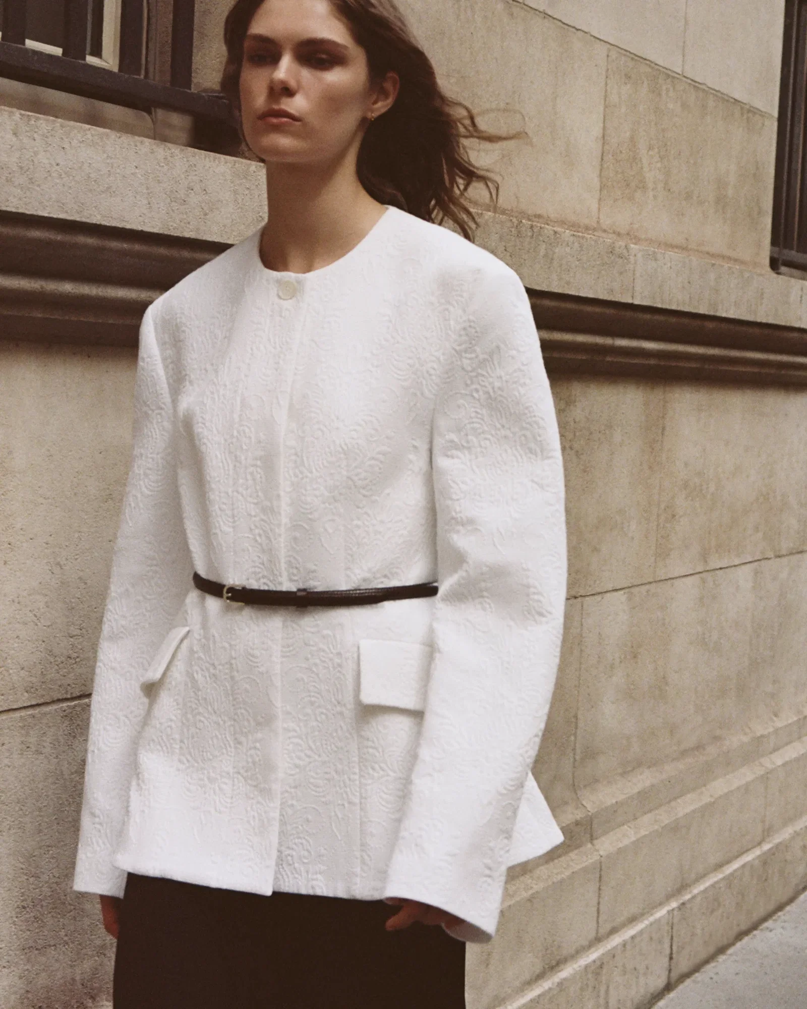 ANNA wears TOTEME