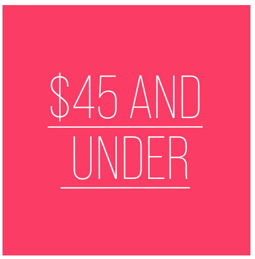 $45 and under
