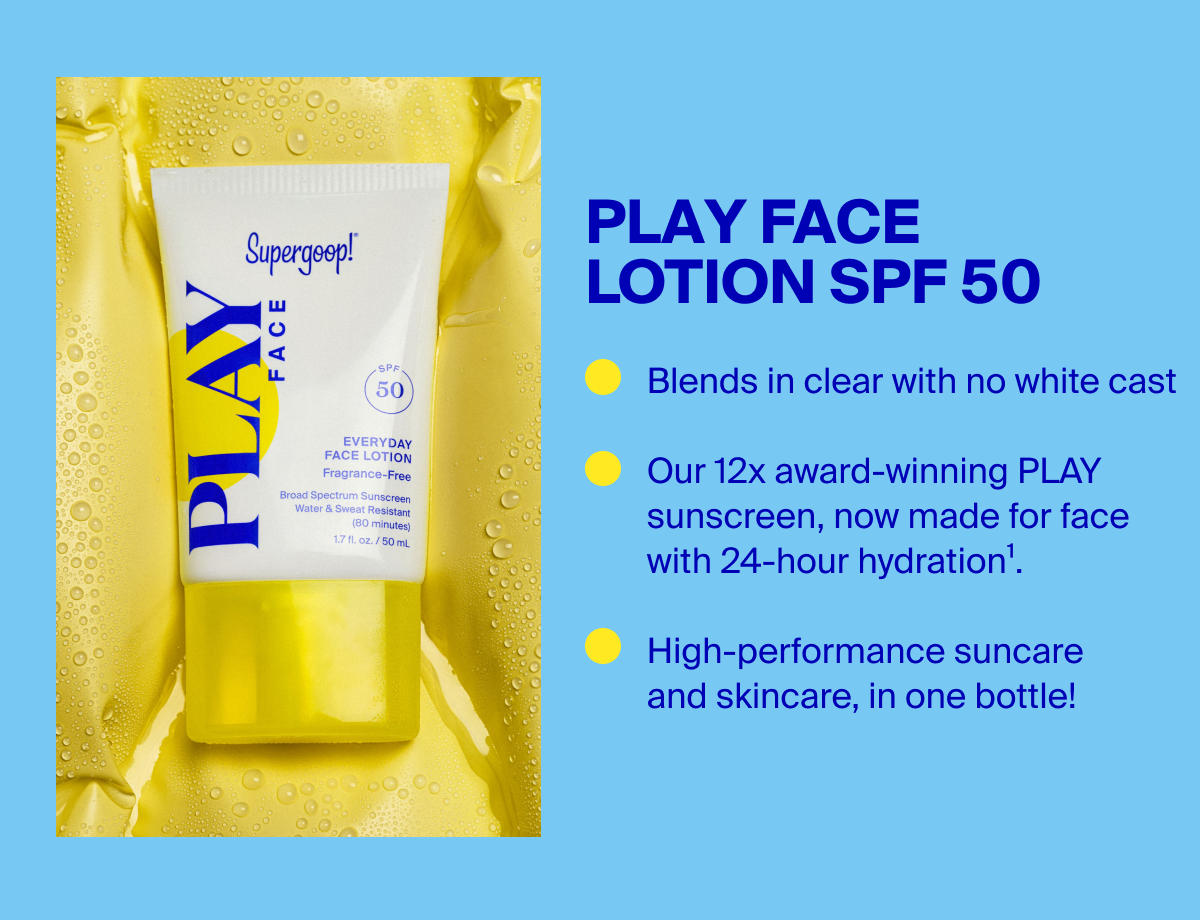 Shop PLAY Face Lotion SPF 50