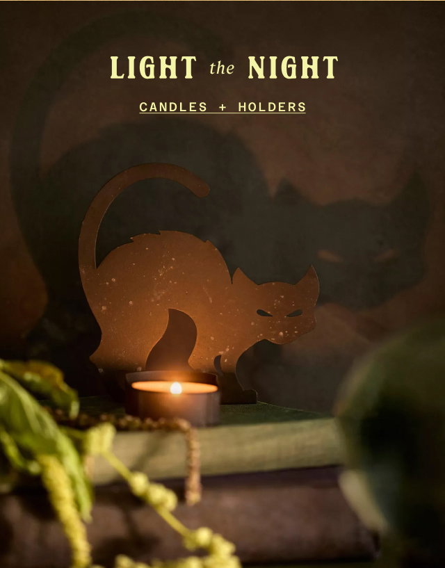 light the night candles + holders