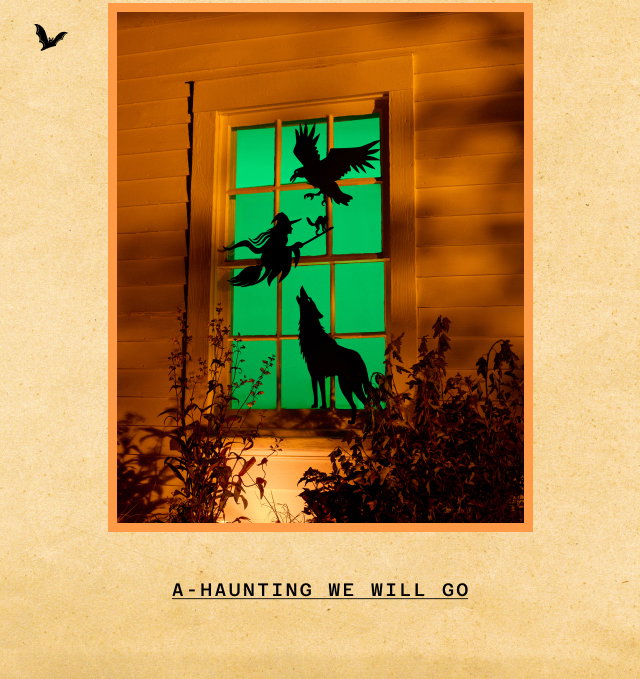 a haunting we will go