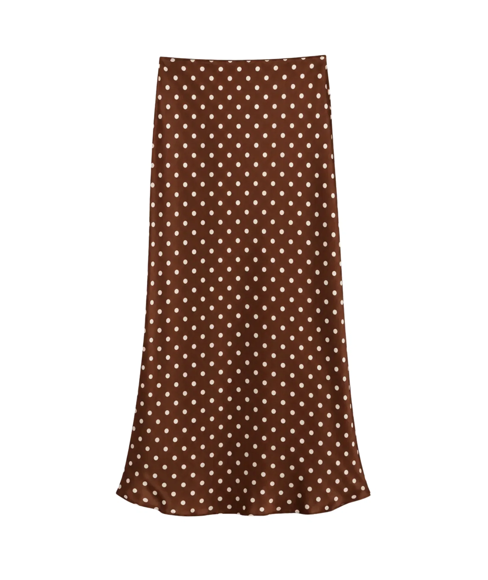 Image of Katie J NYC Girls Anastasia Reversible Maxi Skirt Espresso Polka Dot Bandana