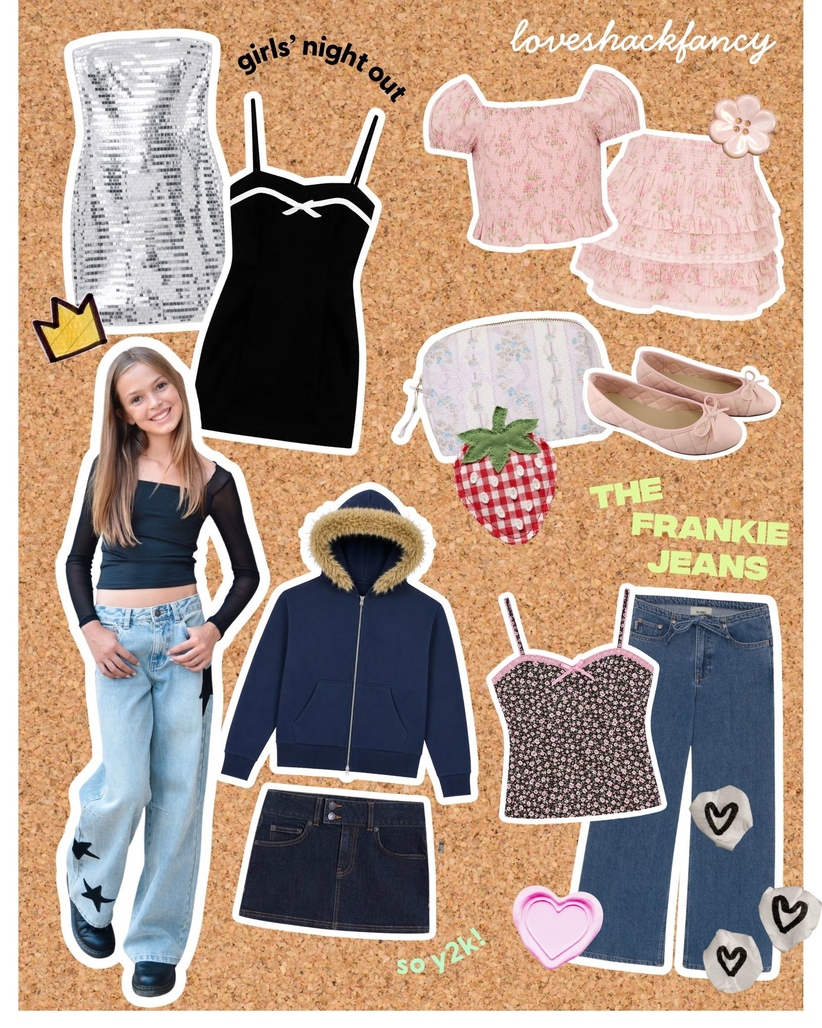 Girls' night out, The Frankie Jeans, Loveshackfancy, so y2k!