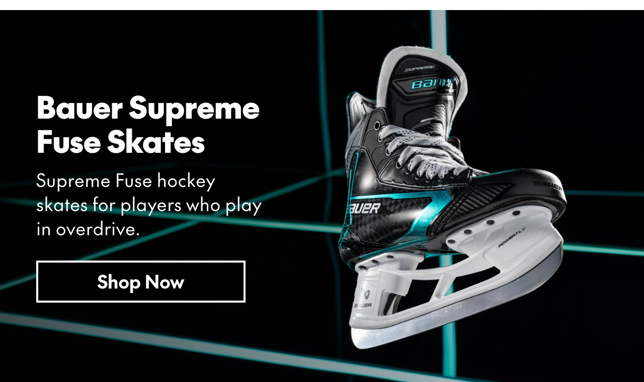 Bauer Supreme Fuse Skates
Supreme Fuse hockey skates for players who play in overdrive.