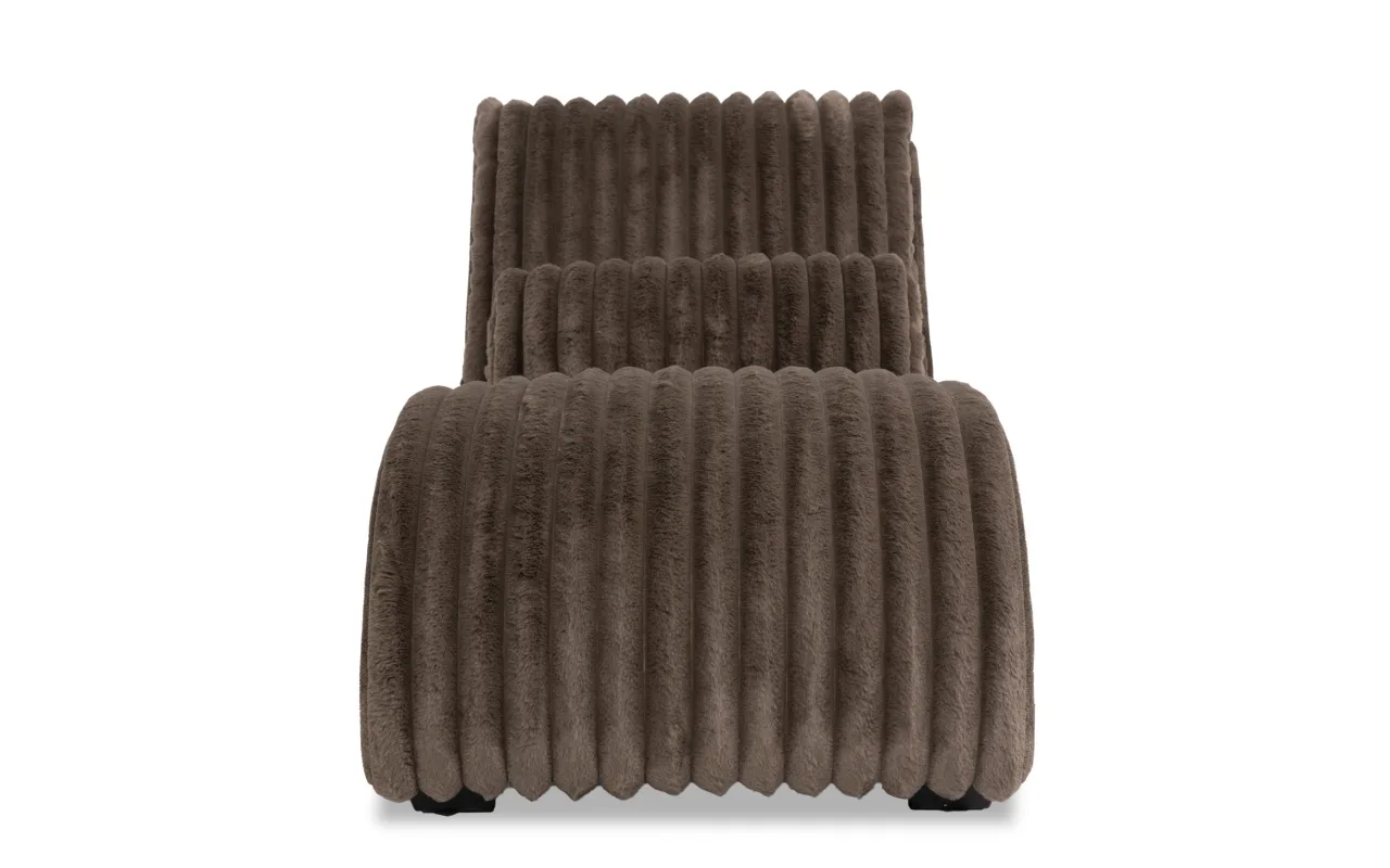 Sofia Chocolate Chaise