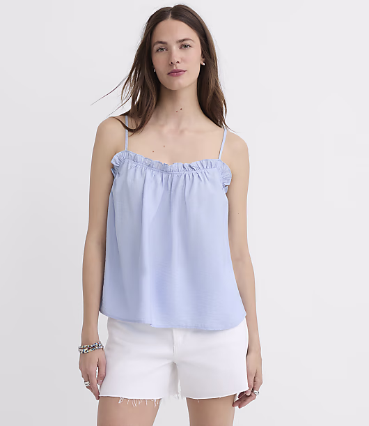 Petite Ruffle Tie Back Cami