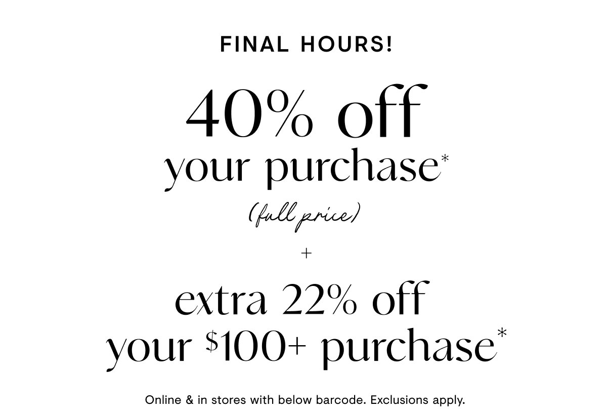 40% off