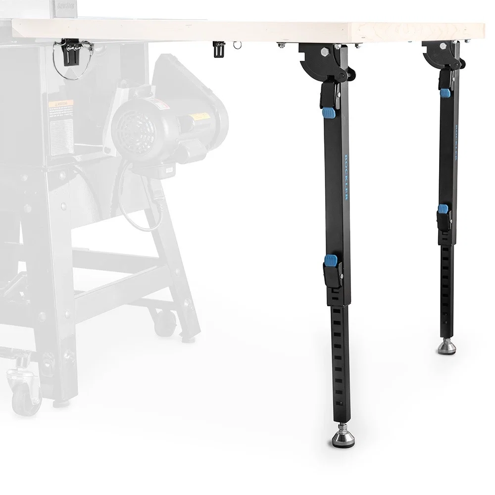 Outfeed table legs