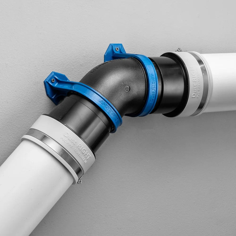Dust Right Ready-Mount 4'' 45 degree Elbow