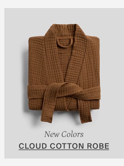 shop new colors in cloud cotton robe