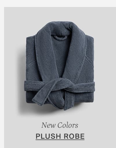 shop new colors in plush robe