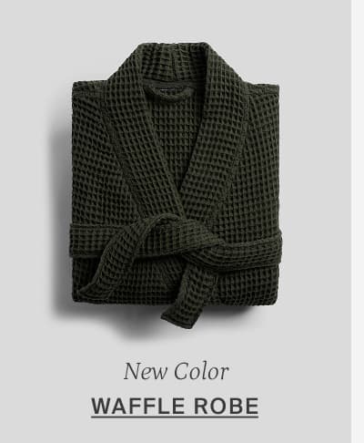 shop new colors in waffle robe