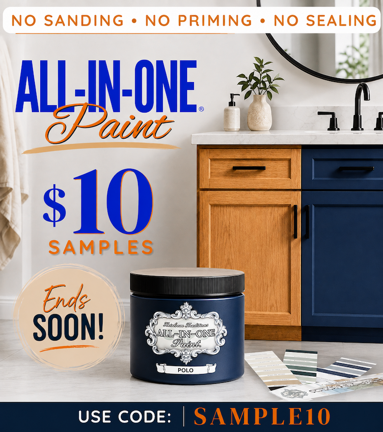 $10 ALL-IN-ONE Paint samples with code SAMPLE10