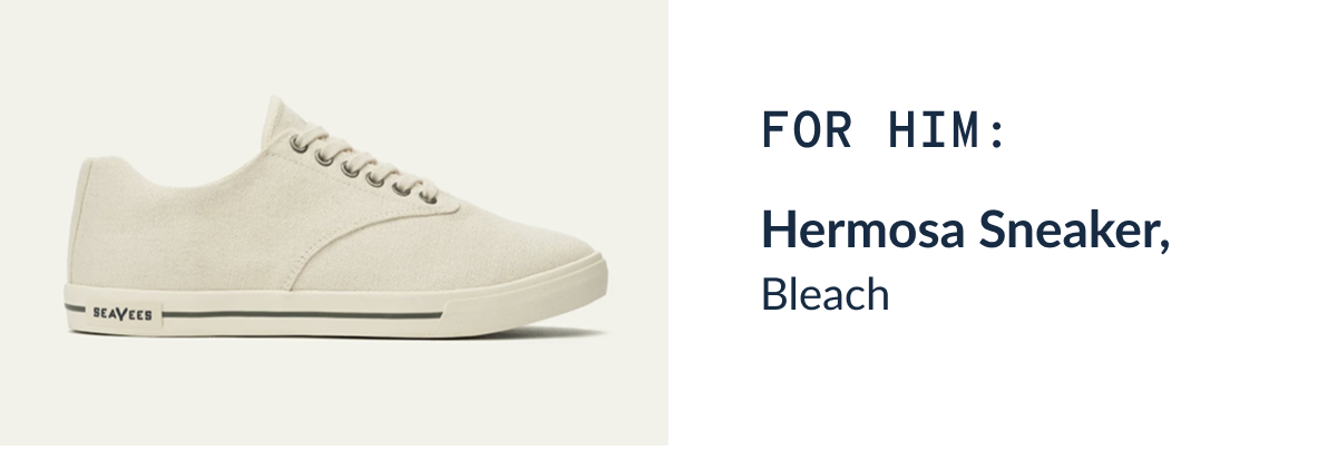 For Him: Hermosa Sneaker, Bleach