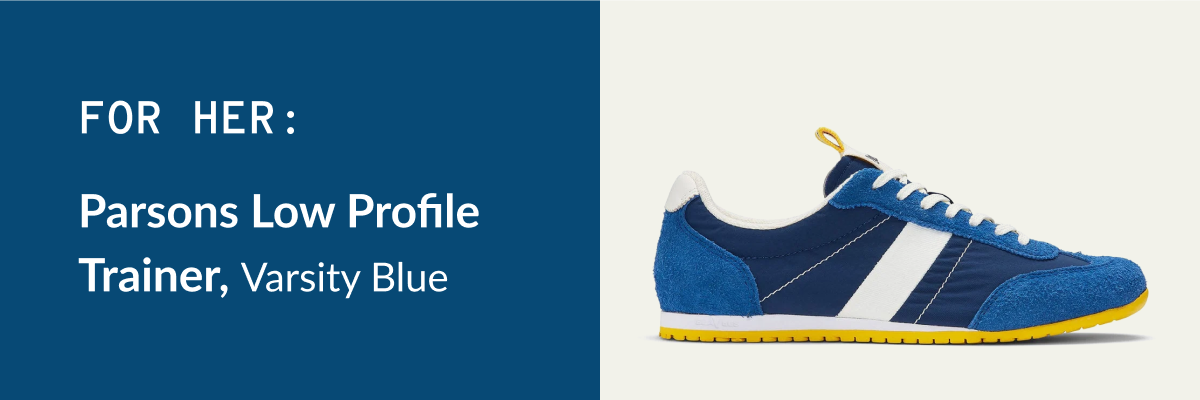 For Her: Parsons Low Profile Trainer, Varsity Blue