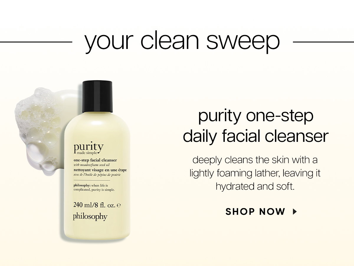 purity one step cleanser