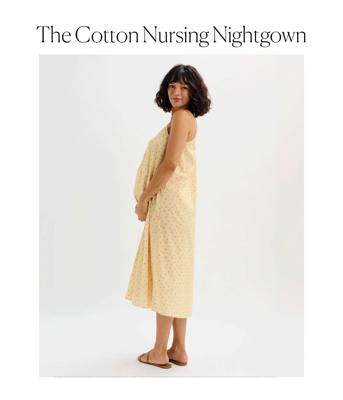 The Cotton Nursing Nightgown