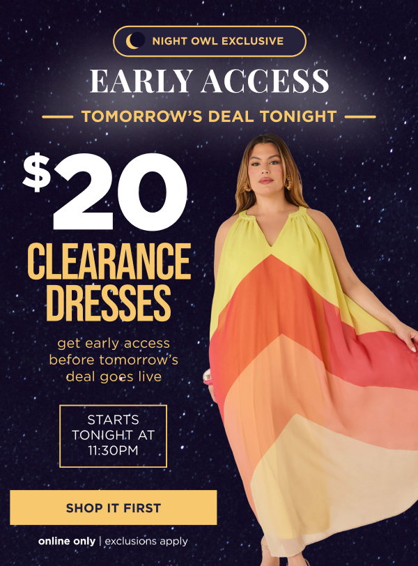 $20 Clearance Dresses. Shop now