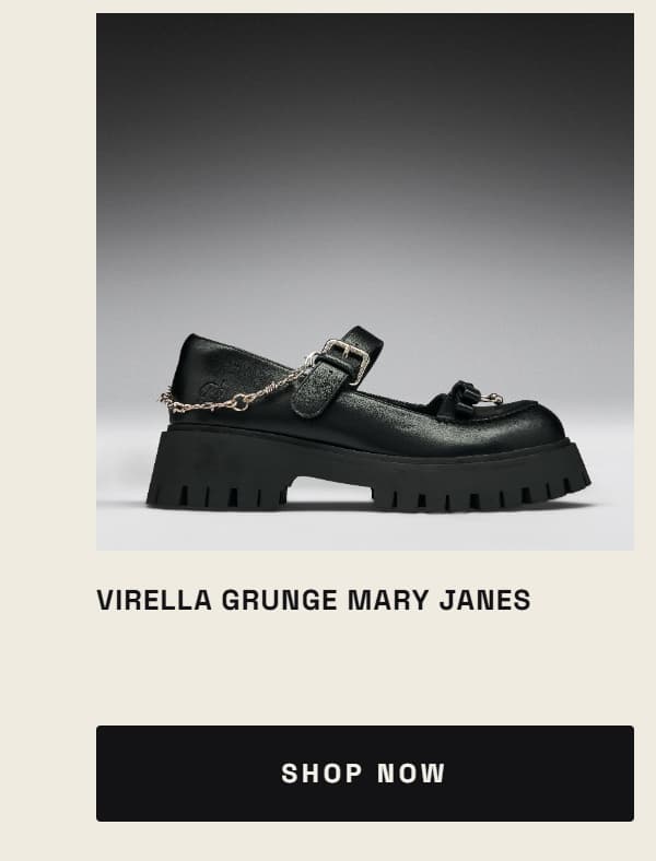 Virella Grunge Mary Janes