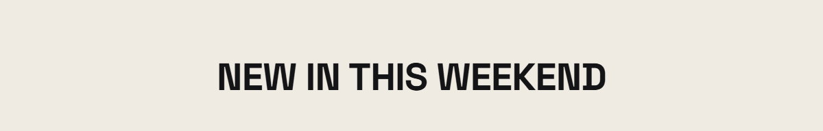 New in This Weekend Title