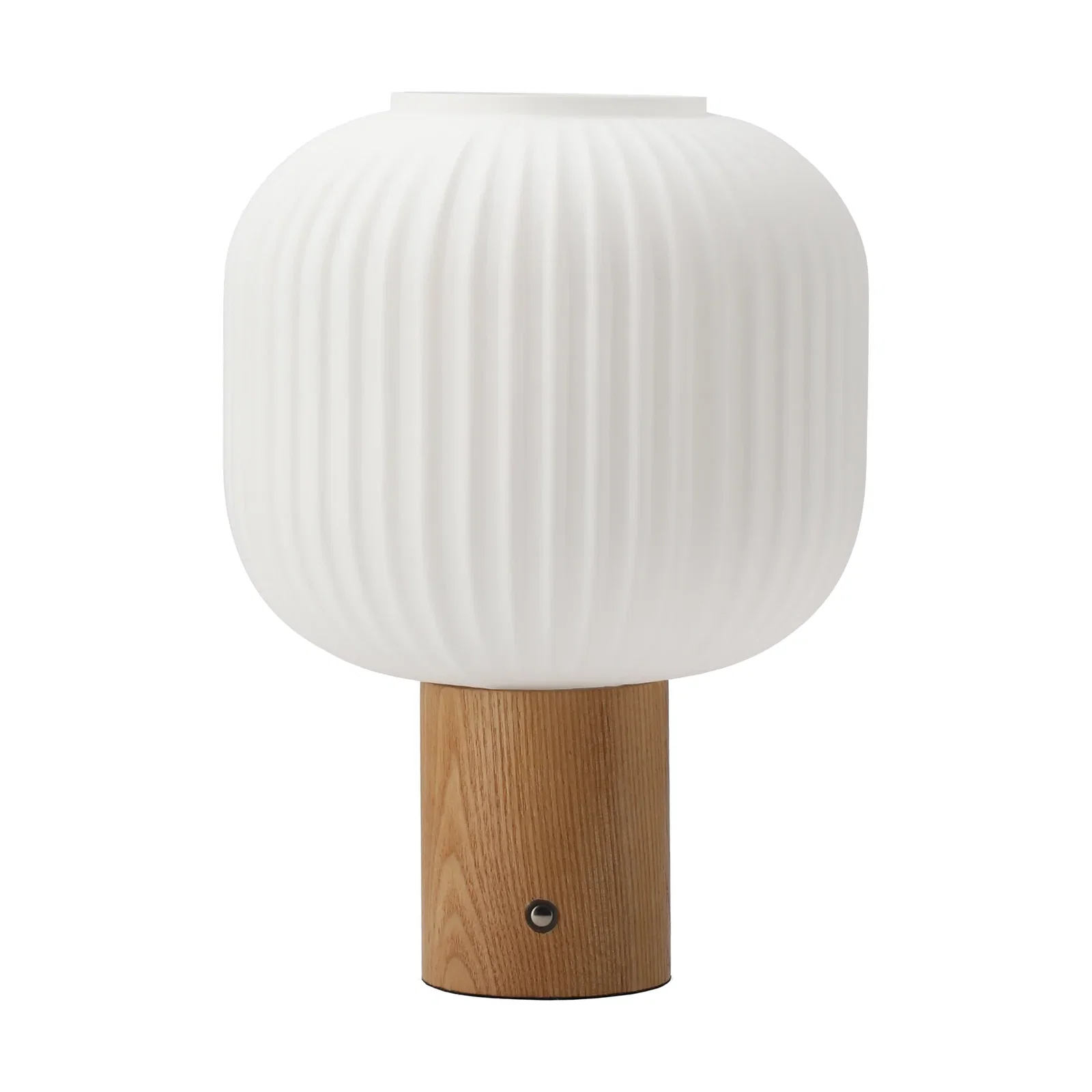 Fair portable table lamp Frosted glass-ash