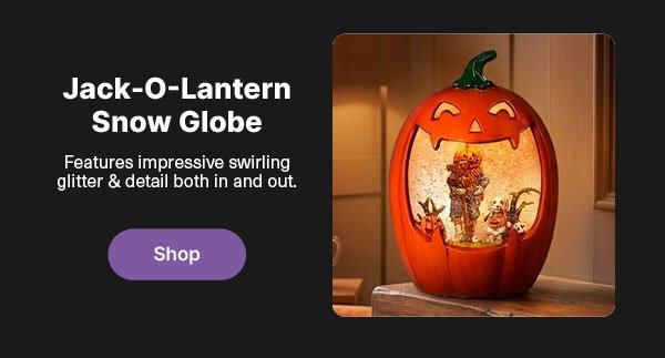 Jack-O-Lantern Snowglobe