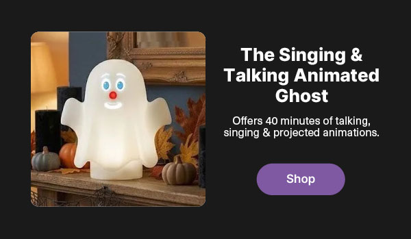 The Singing & Talking Animated Ghost