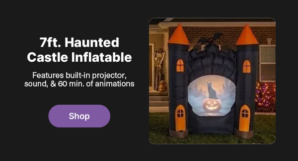 7ft. Haunted Castle Inflatable