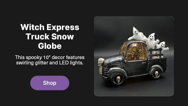 Witch Express Truck with Snow Globe