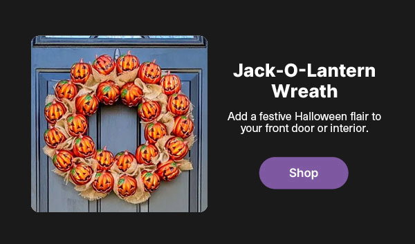 Jack-O-Lantern Wreath