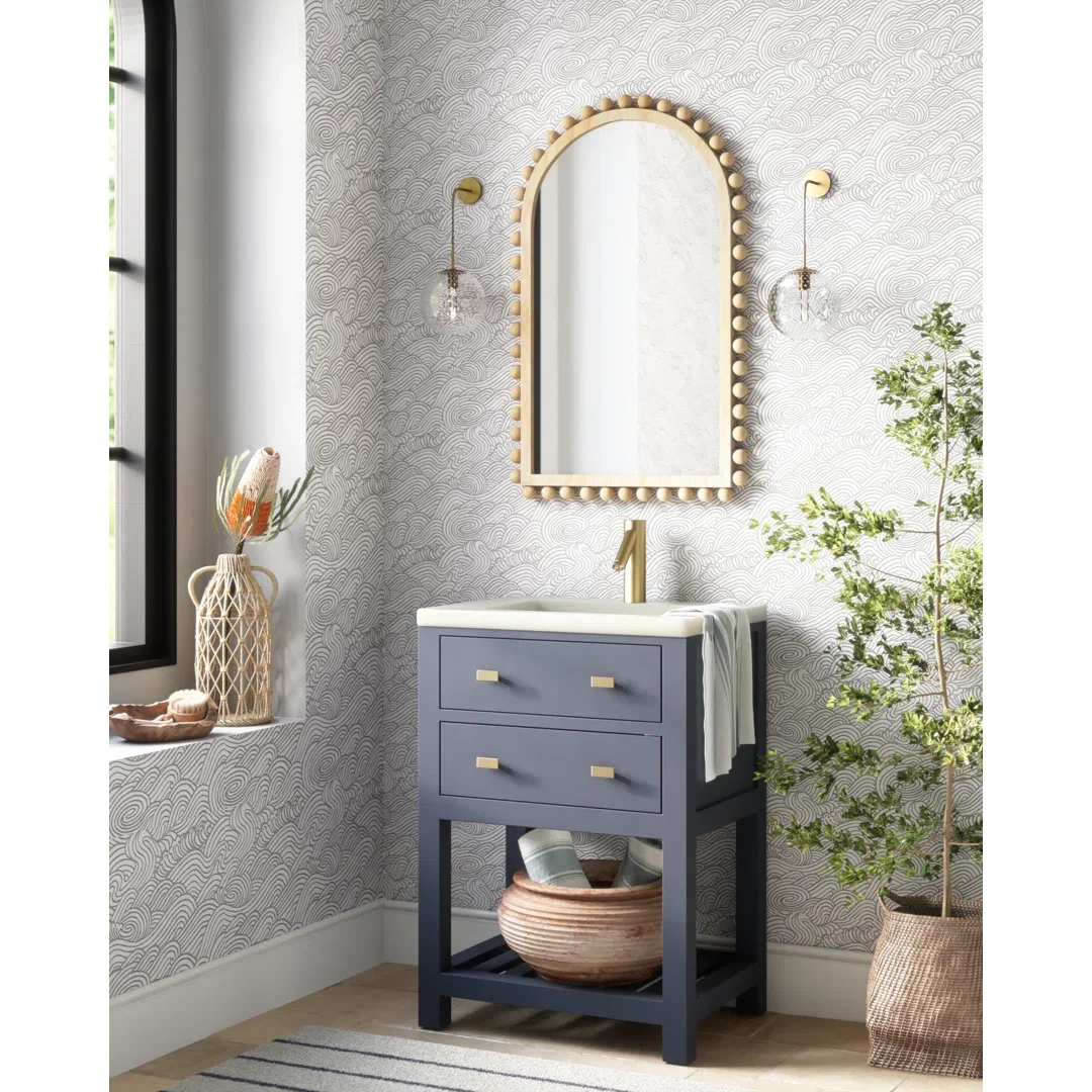 Waltham Solid Wood Arch Mirror