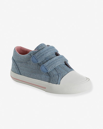 Touch-Fastening Trainers for Girls, Designed for Autonomy - stone
