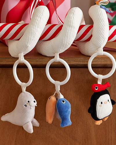 North Pole Activity Spiral - white