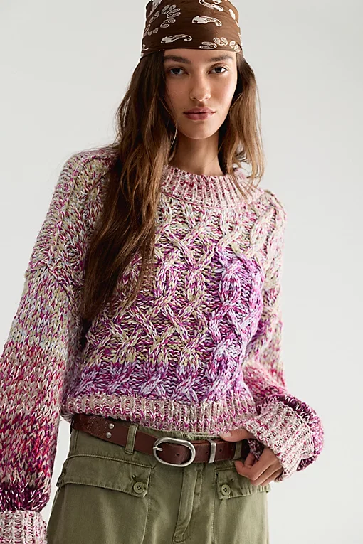 Opal Multicolored Marled Sweater