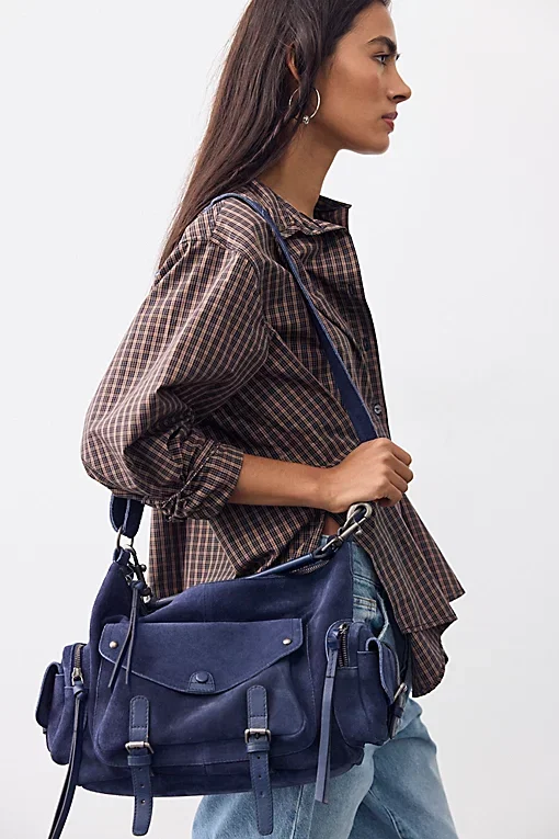 Palermo Suede Shoulder Bag